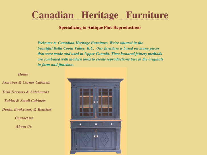 www.canadianheritagefurniture.com