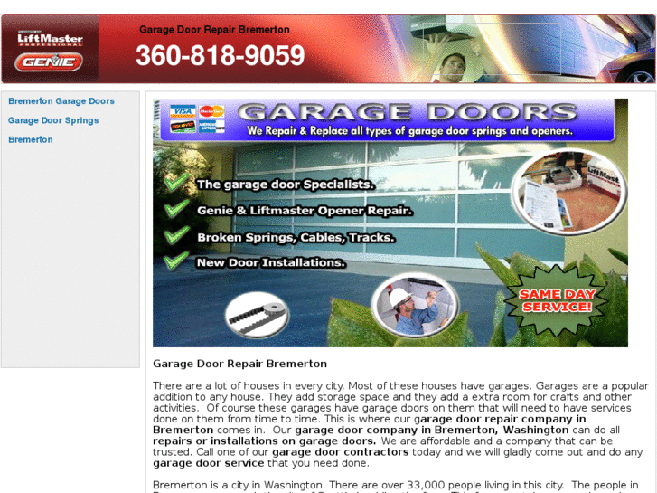 www.garagedoorrepairbremerton.com