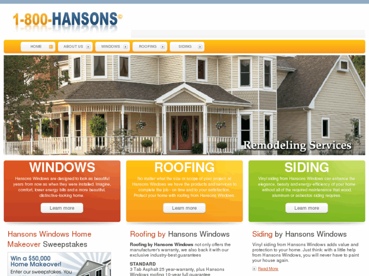 www.hansons-windows.net