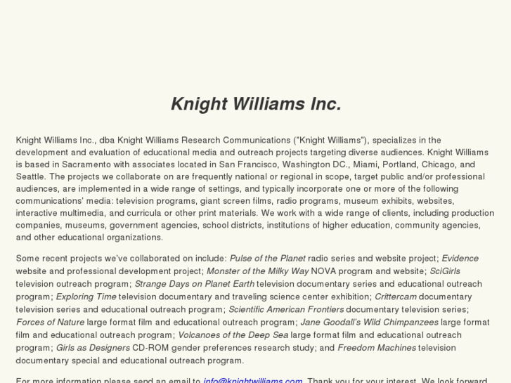 www.knightwilliams.com