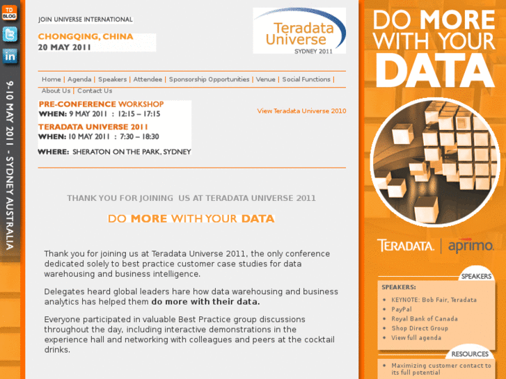 www.teradatauniverse.com.au