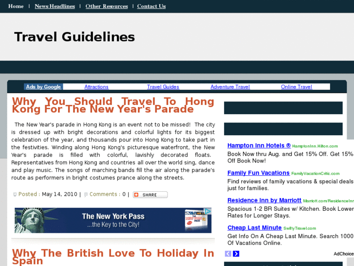 www.travelguidelines.info