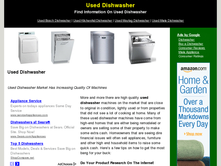 www.useddishwasher.org