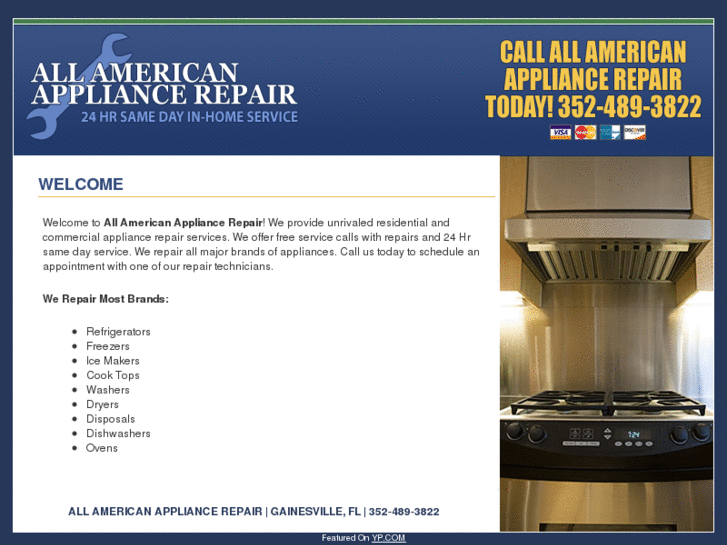 www.allamericanappliancerepairnow.com