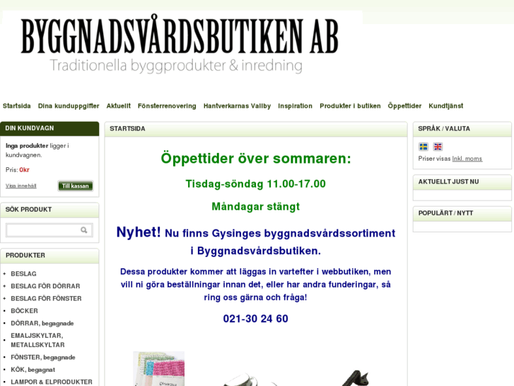 www.byggnadsvardsbutiken.se