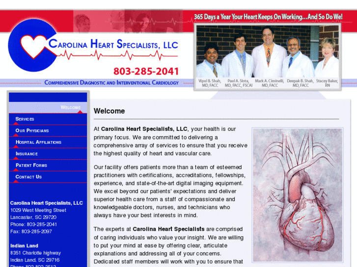 www.carolinaheartspecialists.net