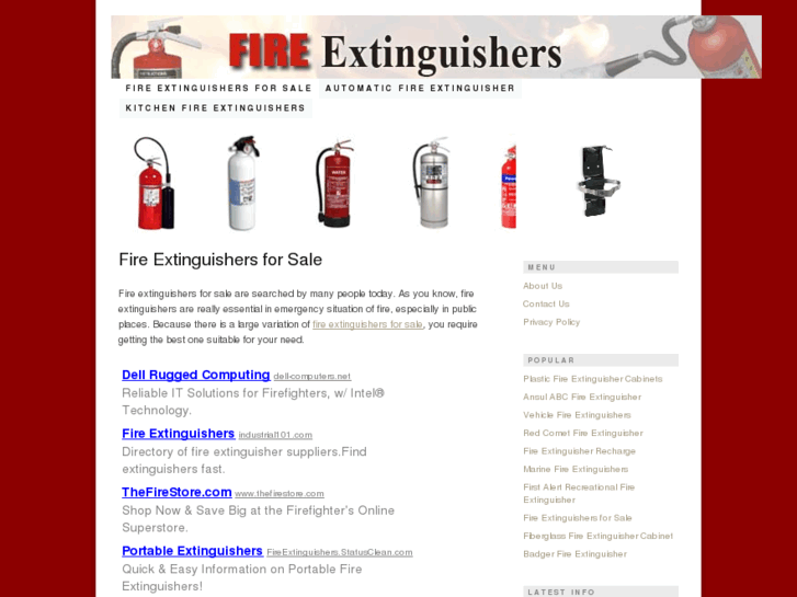 www.fireextinguishersforsale.net