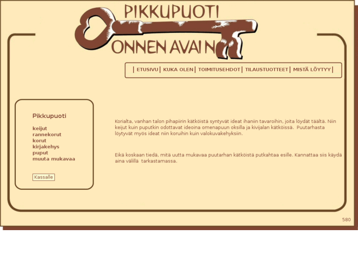 www.pikkupuotionnenavain.com