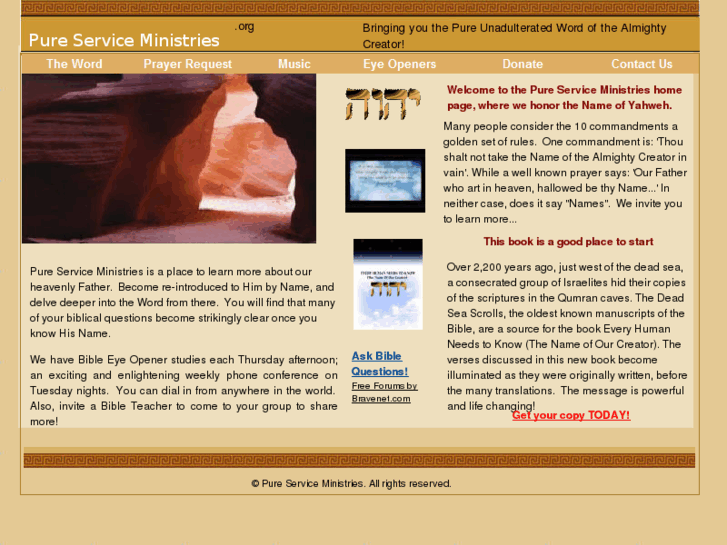 www.pureserviceministries.com