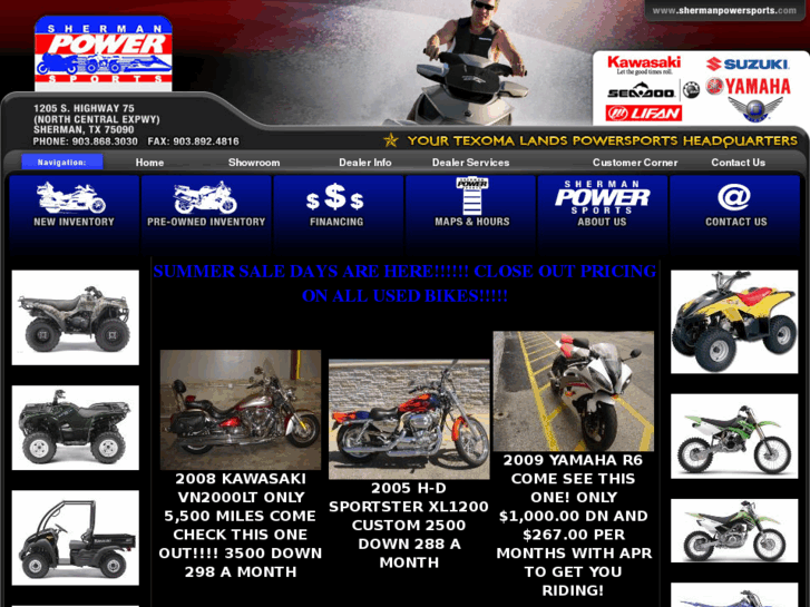 www.shermanpowersports.com