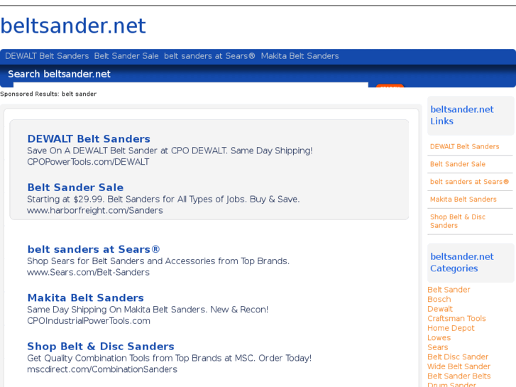 www.beltsander.net