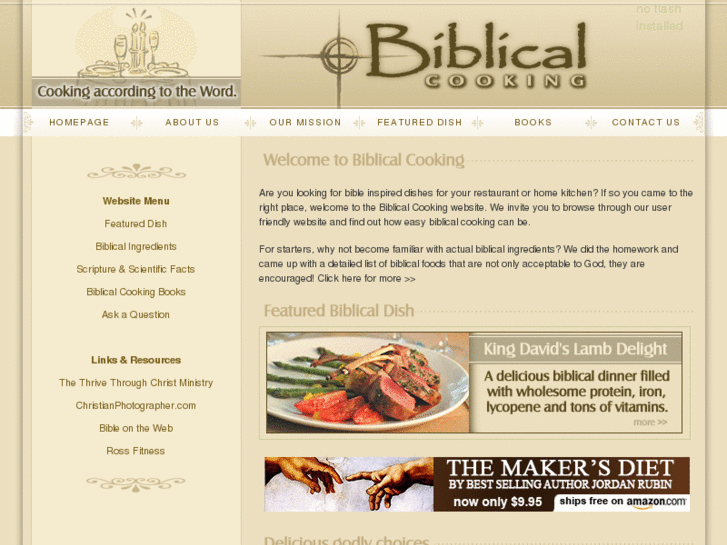 www.biblicalcooking.com