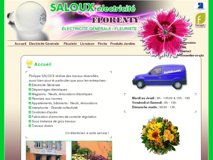 www.electricite-fleurs-saloux.com