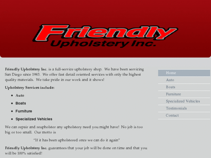 www.friendlyupholsteryinc.com