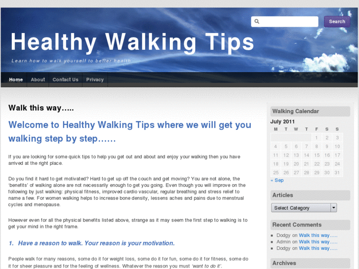 www.healthywalkingtips.com