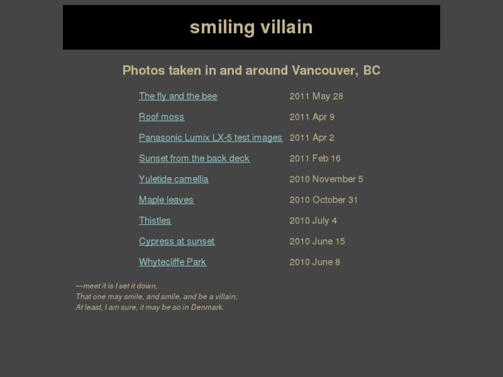www.smilingvillain.com