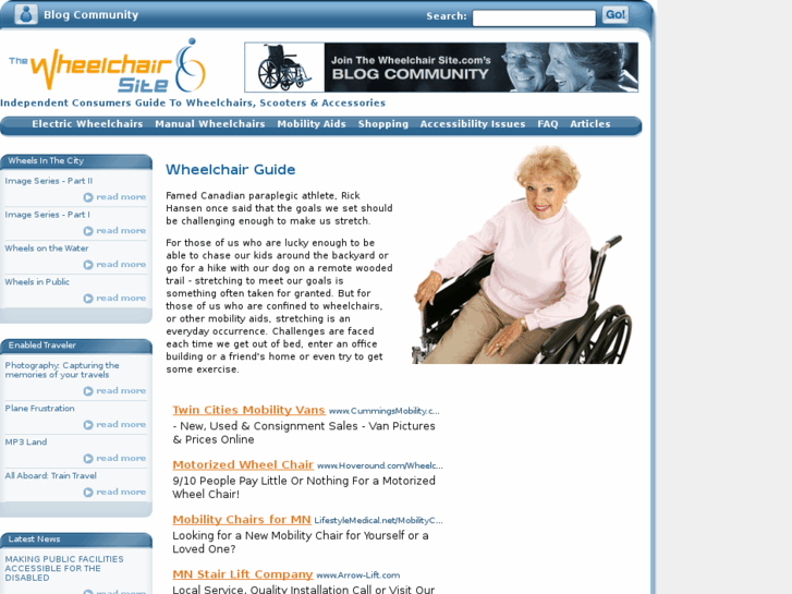 www.thewheelchairsite.biz