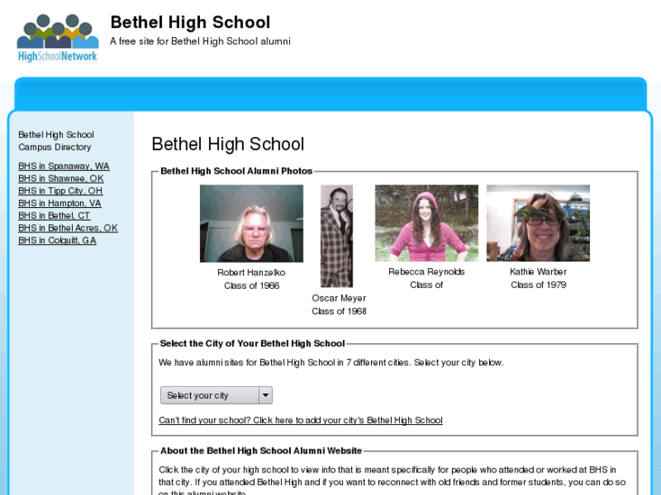 www.bethelhighschoolalumni.com