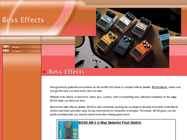 www.bossguitarpedals.com