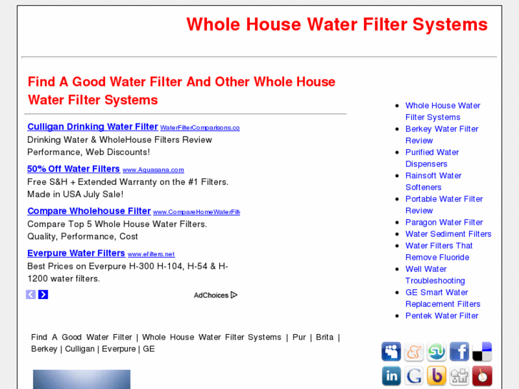 www.findagoodwaterfilter.com