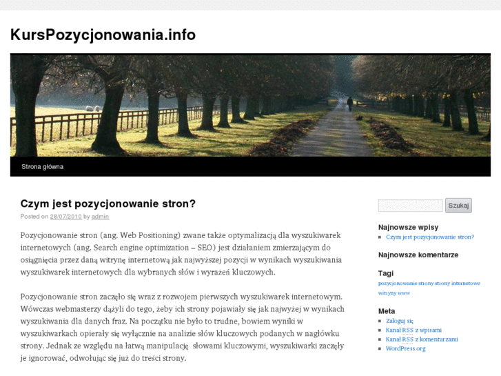 www.kurspozycjonowania.info