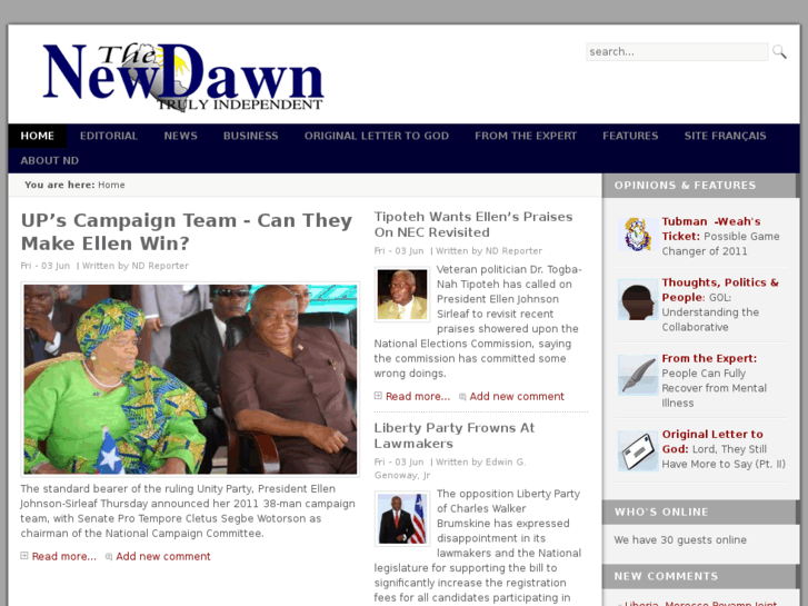 www.thenewdawnliberia.com