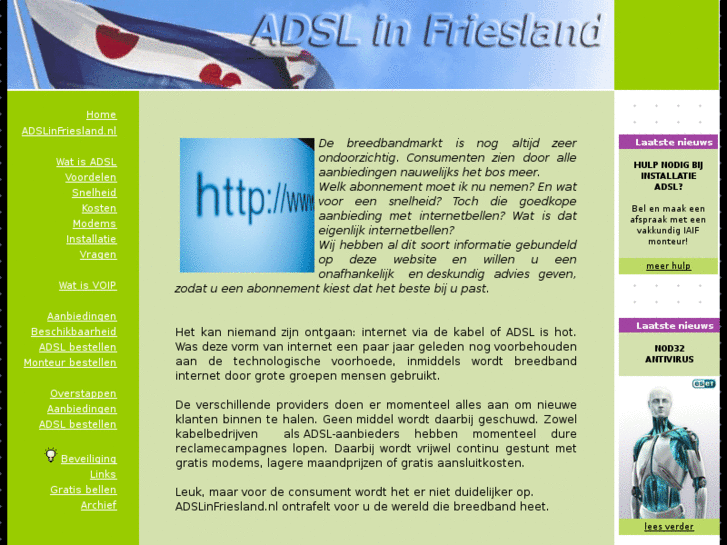 www.adslinfriesland.nl