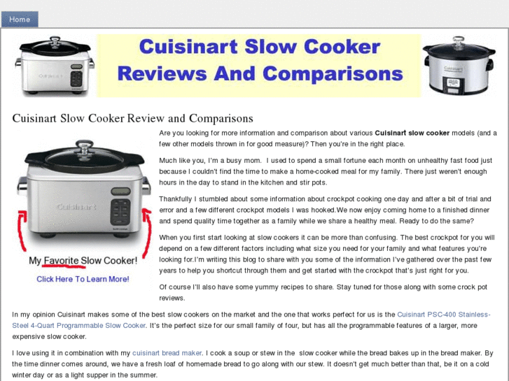 www.cuisinartslowcooker.org