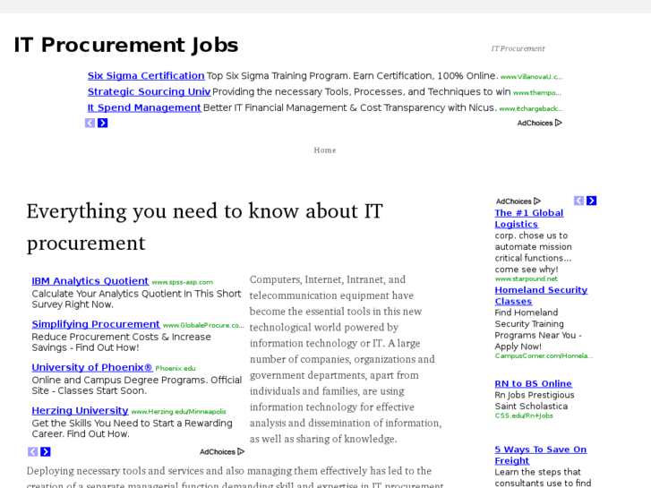 www.itprocurementjobs.net