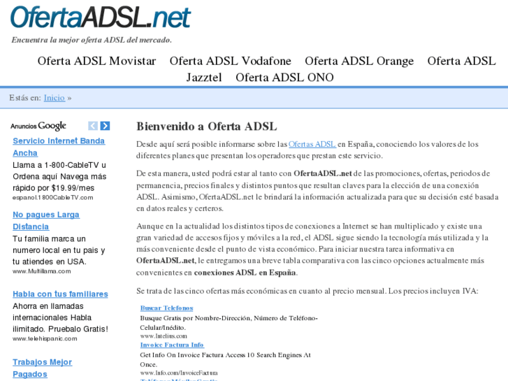 www.ofertaadsl.net