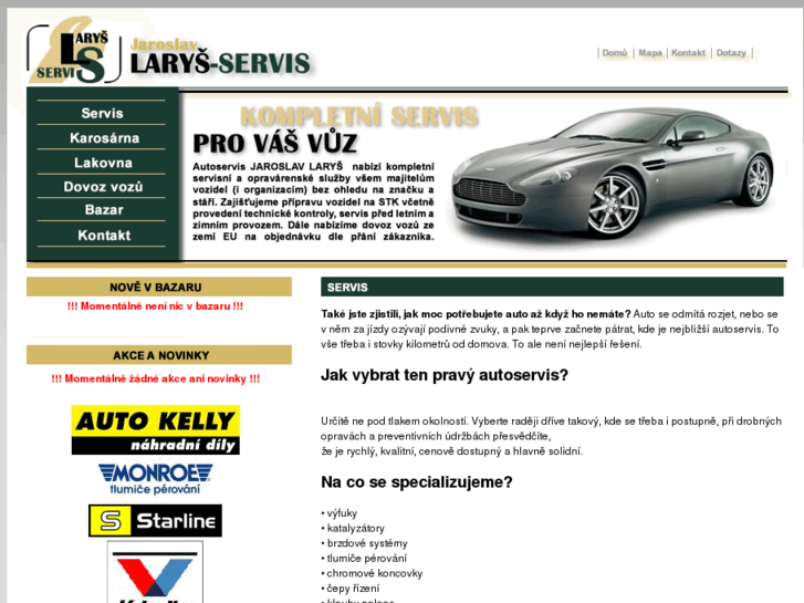 www.autoservislarys.cz