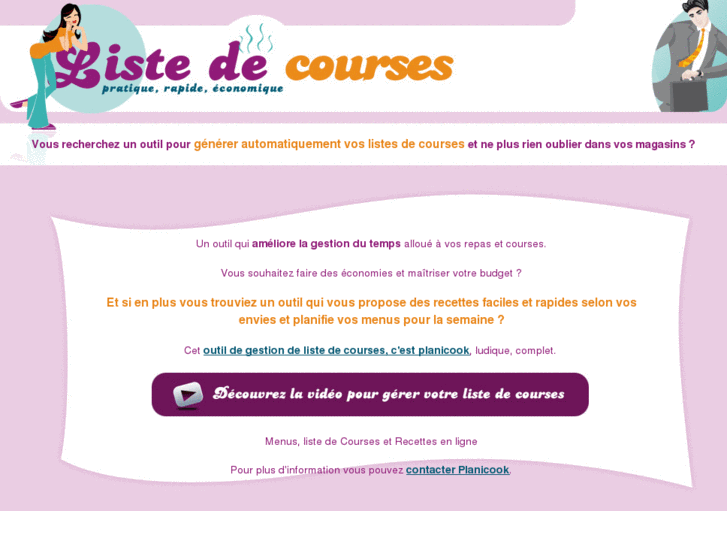 www.listesdecourses.com