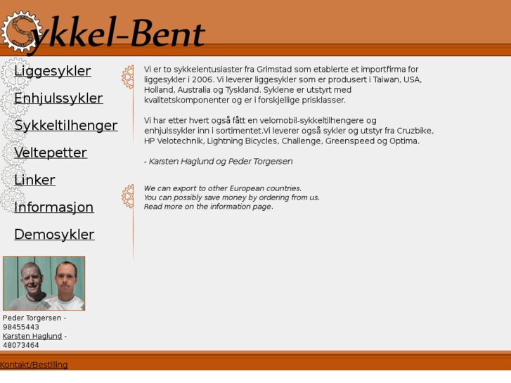 www.sykkel-bent.no