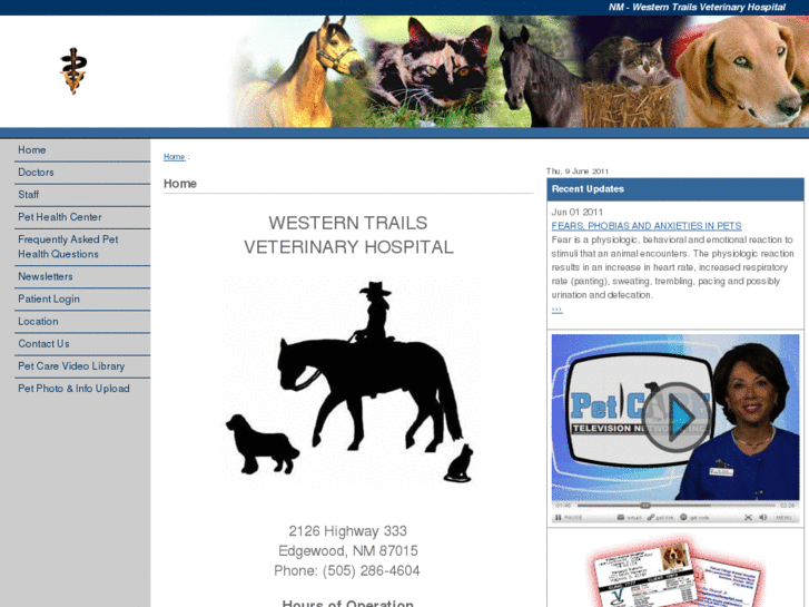 www.westerntrailsvethospital.com