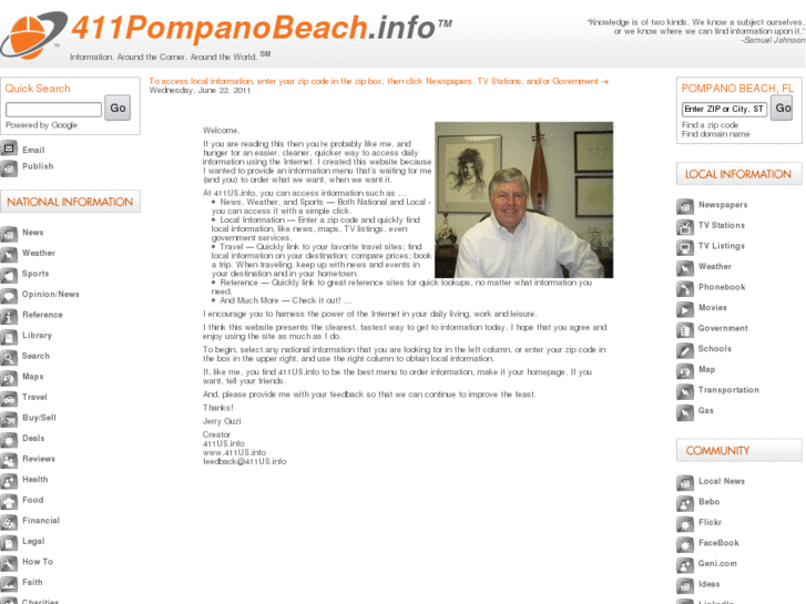 www.411pompanobeach.info