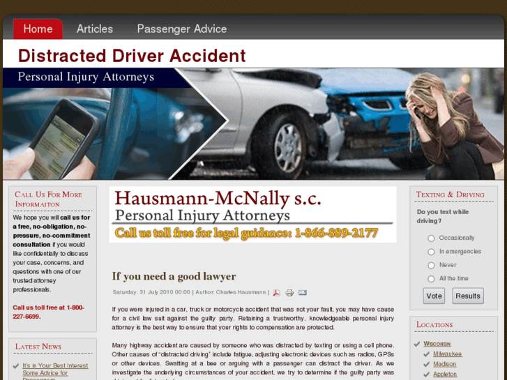 www.distracteddriveraccident.com