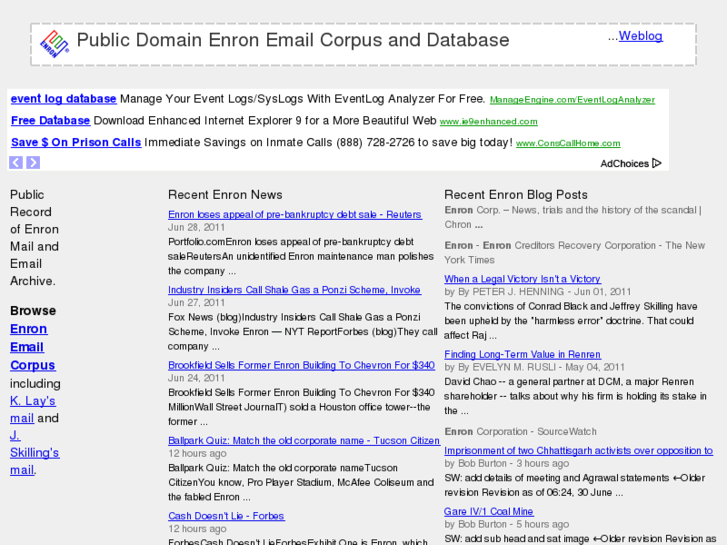 www.enron-mail.com