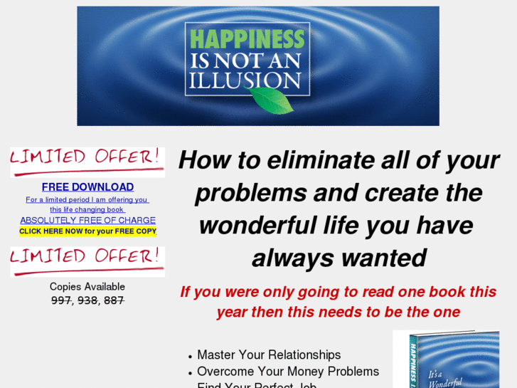 www.happinessisnotanillusion.com