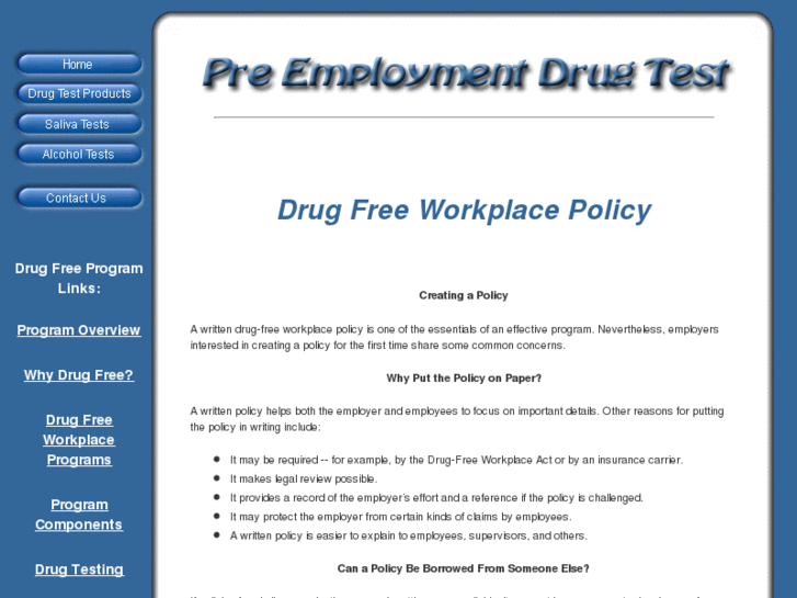 www.workplacedrugpolicy.com