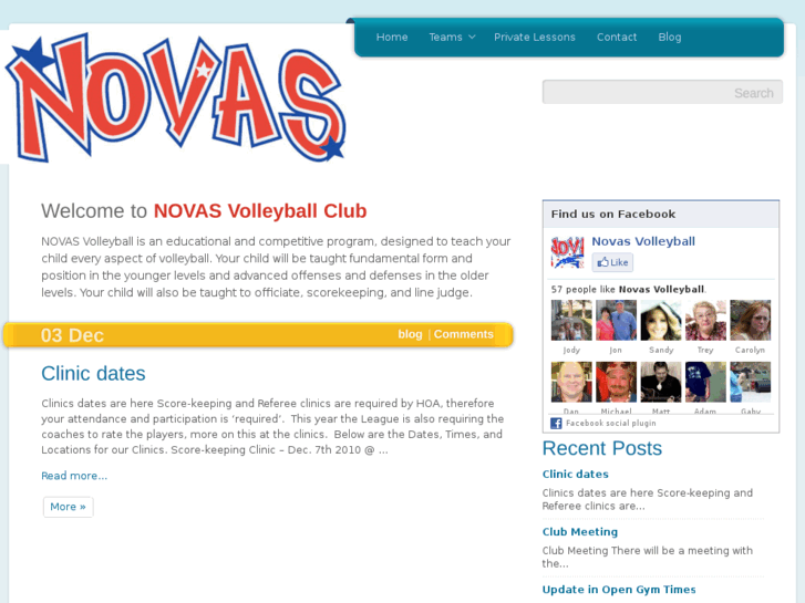 www.novasvolleyball.com