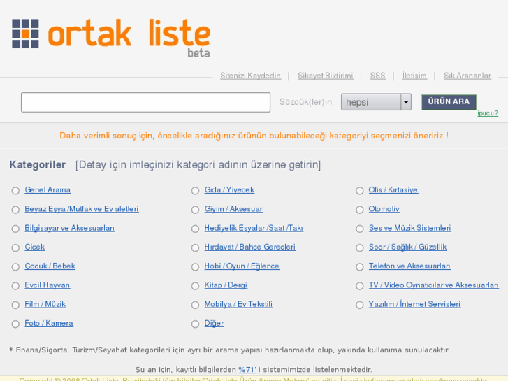 www.ortakliste.com