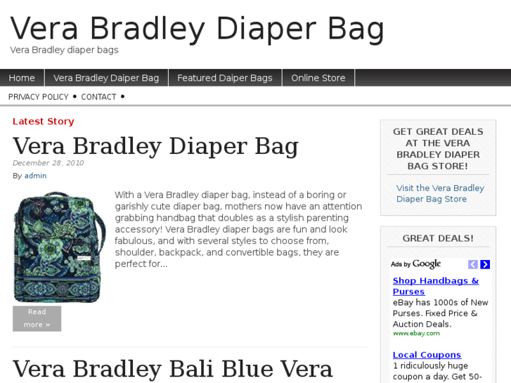 www.verabradleydiaperbag.net