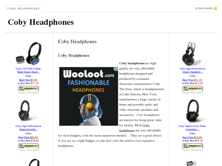 www.cobyheadphones.com