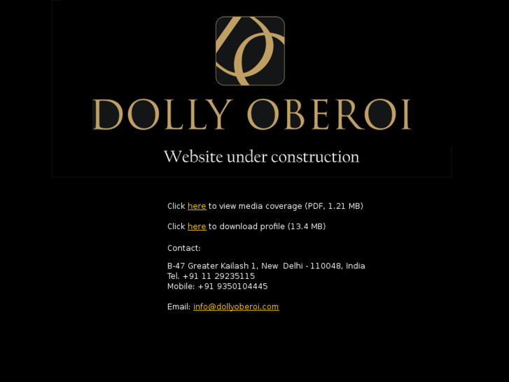 www.dollyoberoi.com