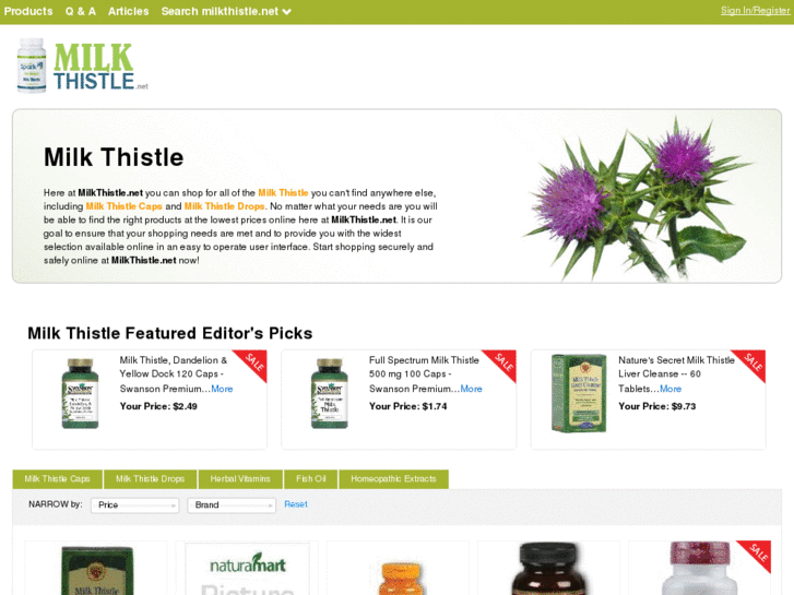 www.milkthistle.net