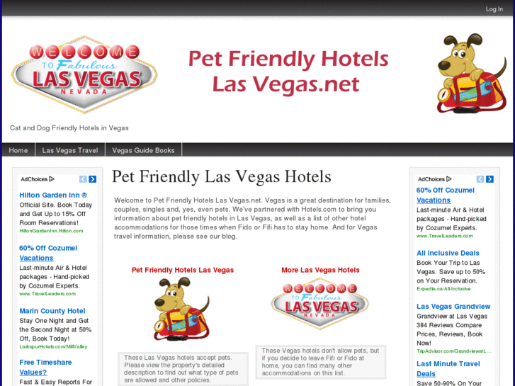 www.petfriendlyhotelslasvegas.net