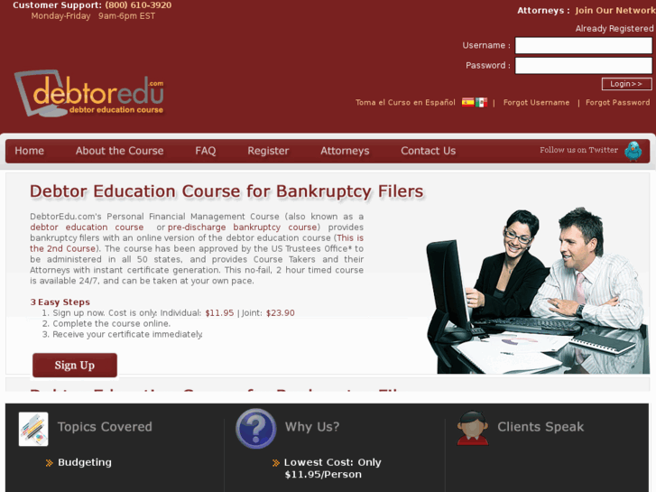 www.thedebtoreducationcourse.com