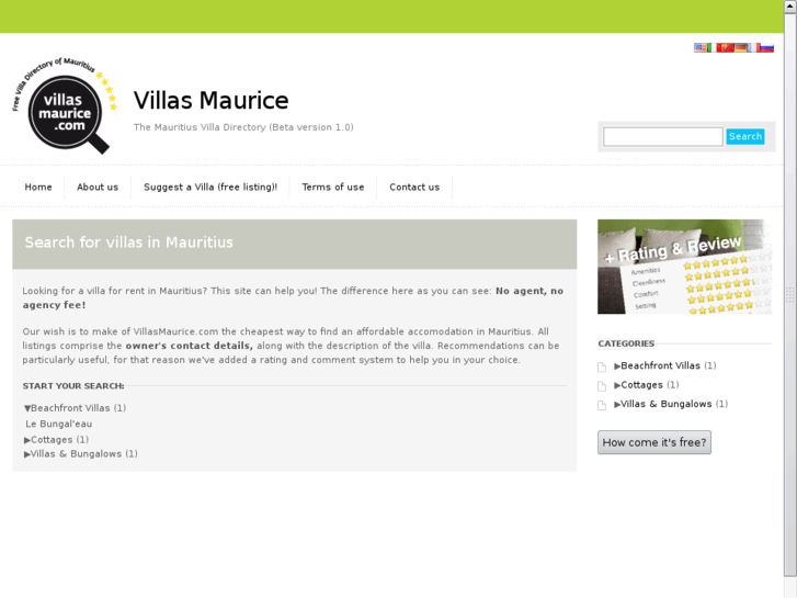 www.villasmaurice.com