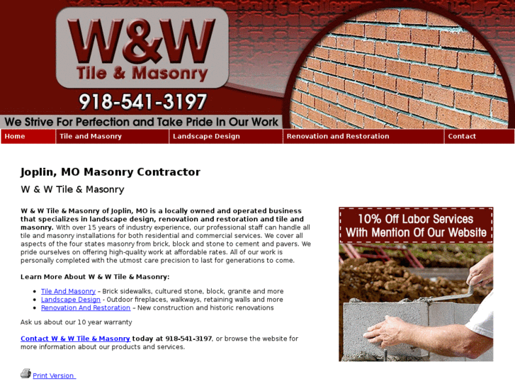 www.wandwtileandmasonry.com