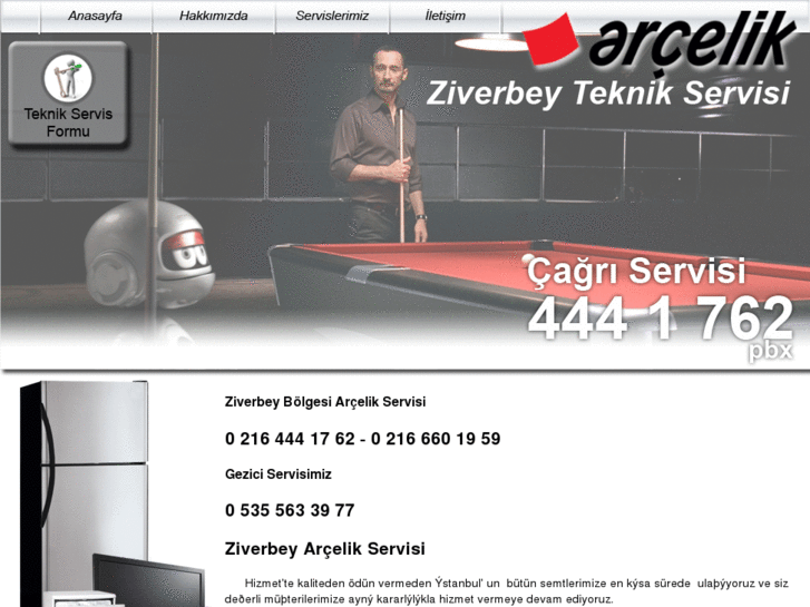 www.ziverbeyarcelikservisi.com